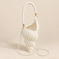 Handmade crochet conch shell bag — woven shoulder & crossbody beach bag | Woven Rove
