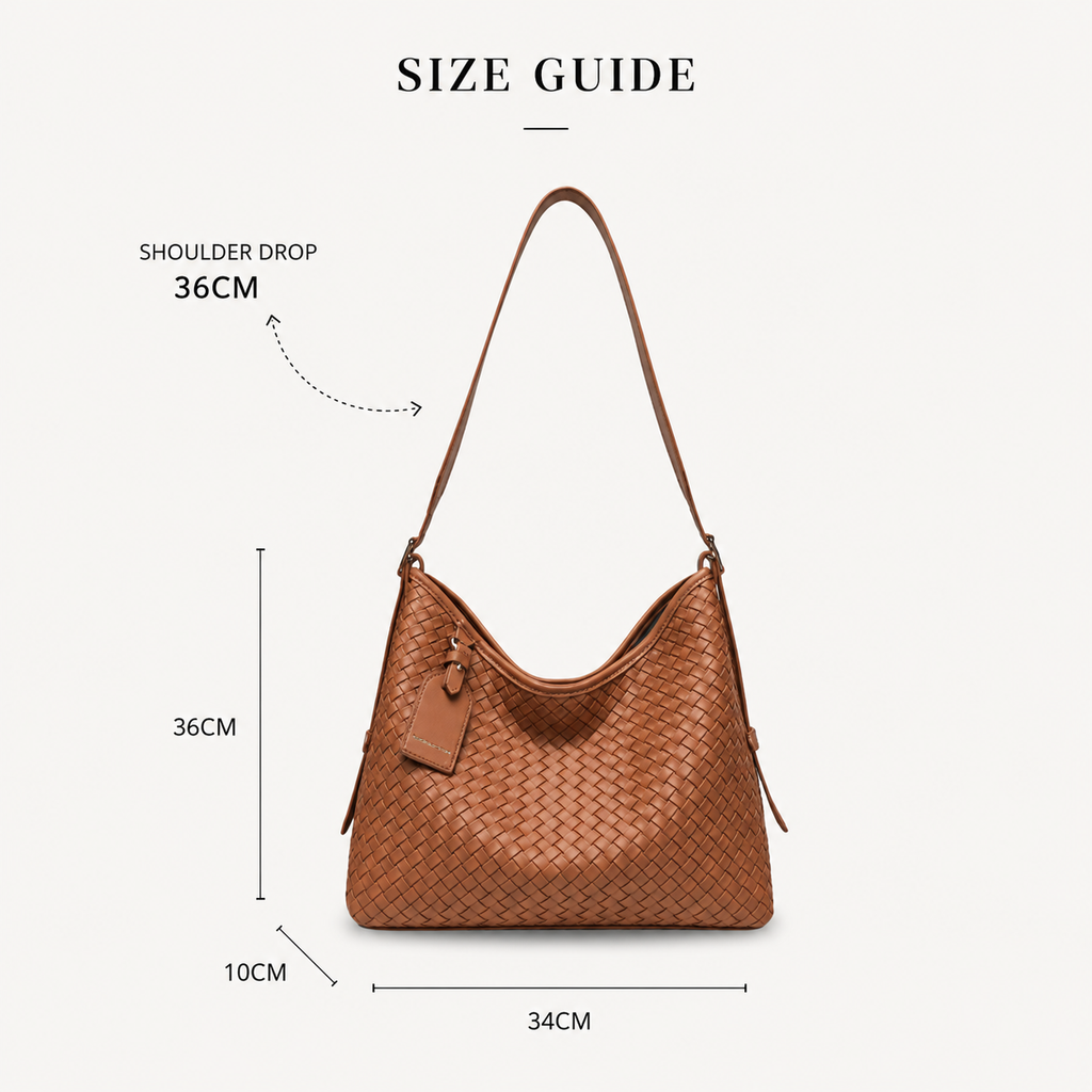 Daily Woven-Texture PU Tote — alternate view 3