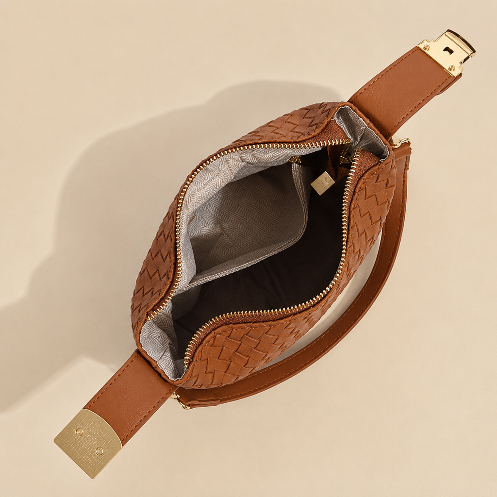 Box Woven-Texture PU Handbag — alternate view 7