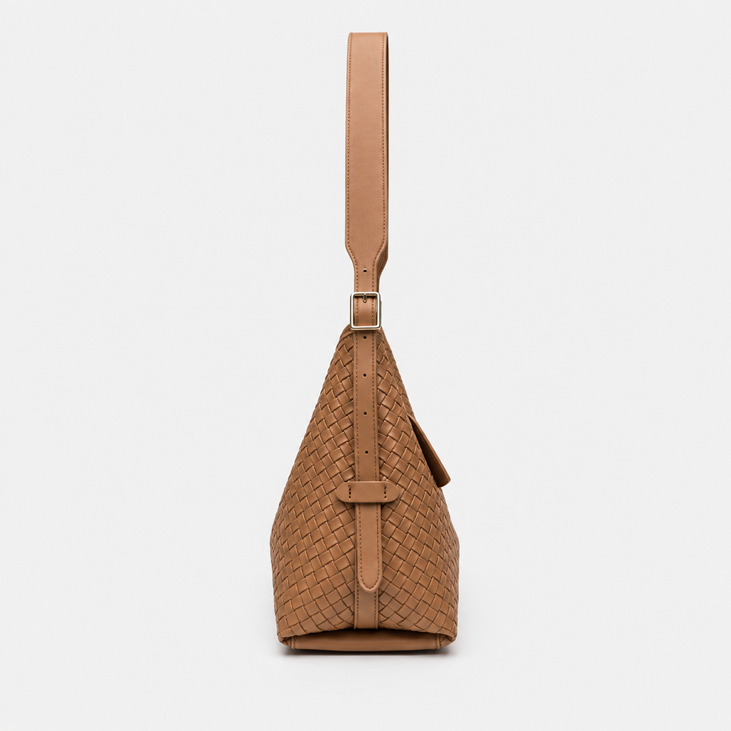 Daily Woven-Texture PU Tote — alternate view 4
