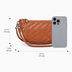 Mini Crescent Woven Cowhide Bag — alternate view