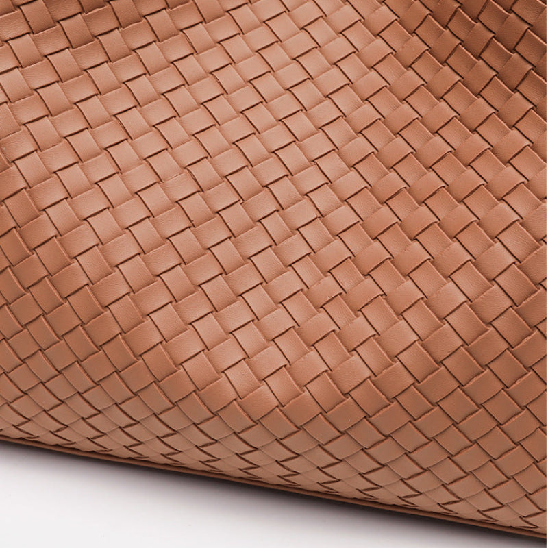 Daily Woven-Texture PU Tote — detail 18