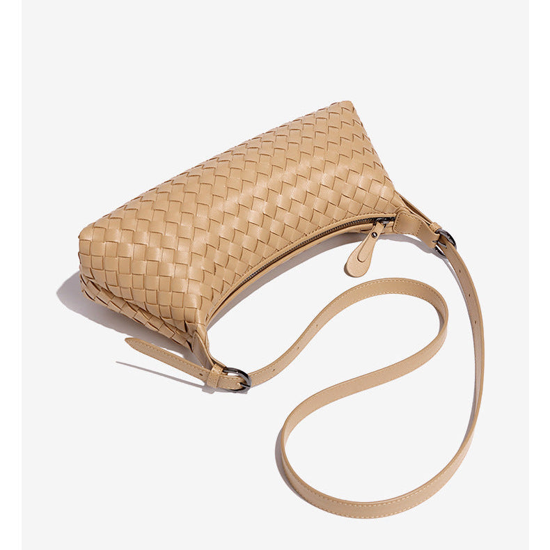 Lune Woven PU Shoulder Bag — detail 20