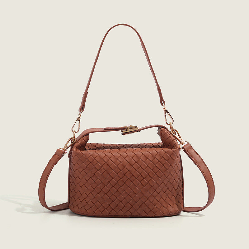 Box Woven-Texture PU Handbag — alternate view 3