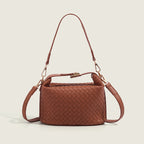Box Woven-Texture PU Handbag — alternate view 3