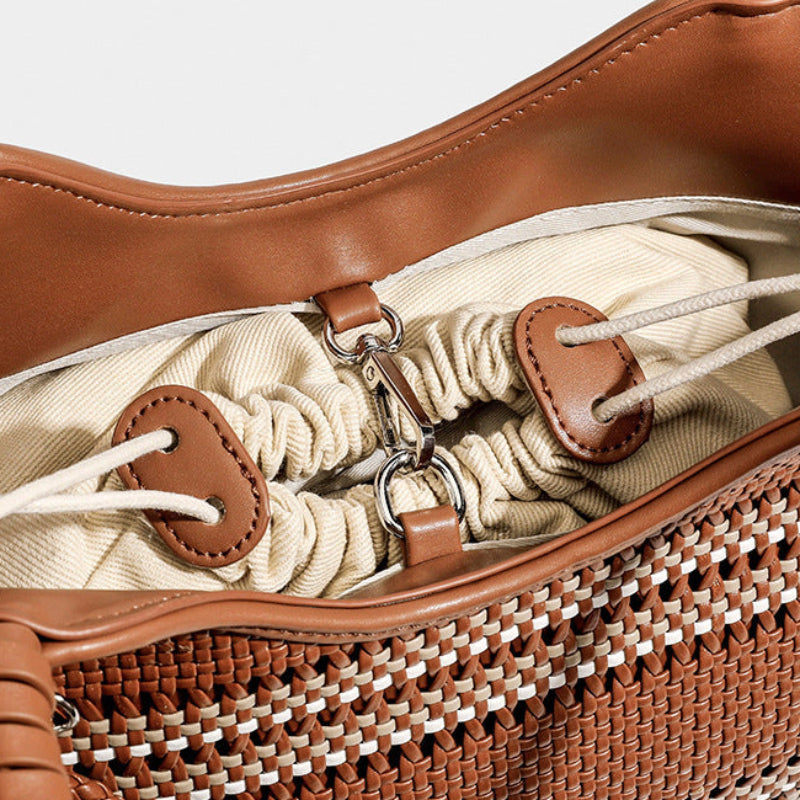 Lattice Woven Microfiber Tote — detail 28