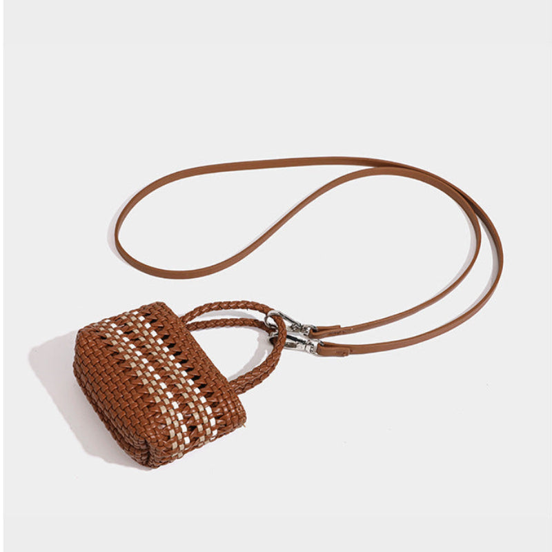 Lattice Woven Microfiber Tote — detail 16
