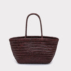 Market Woven Cowhide Tote — detail 13