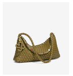 Drape Woven PU Shoulder Bag with Pouch — detail 19