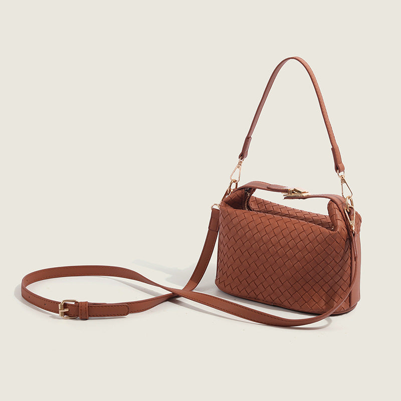 Box Woven-Texture PU Handbag — alternate view 5