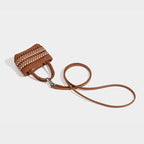 Lattice Woven Microfiber Tote — detail 17