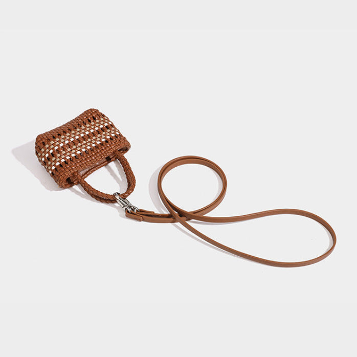 Lattice Woven Microfiber Tote — detail 17