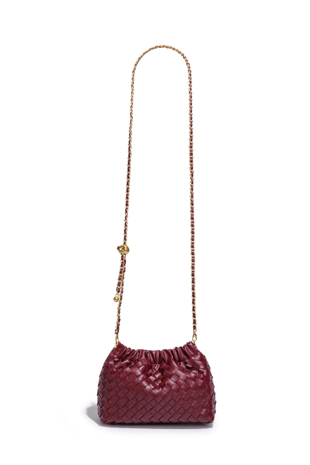 Cloud Woven PU Chain Bag — detail 12