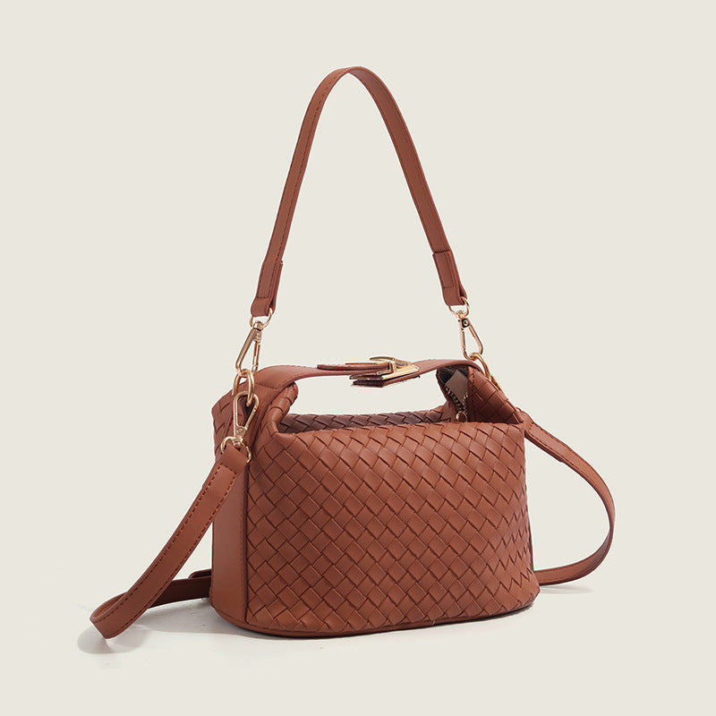 Box Woven-Texture PU Handbag — alternate view 6
