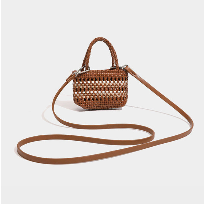 Lattice Woven Microfiber Tote — detail 15