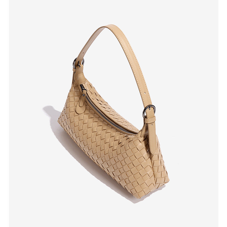 Lune Woven PU Shoulder Bag — detail 21