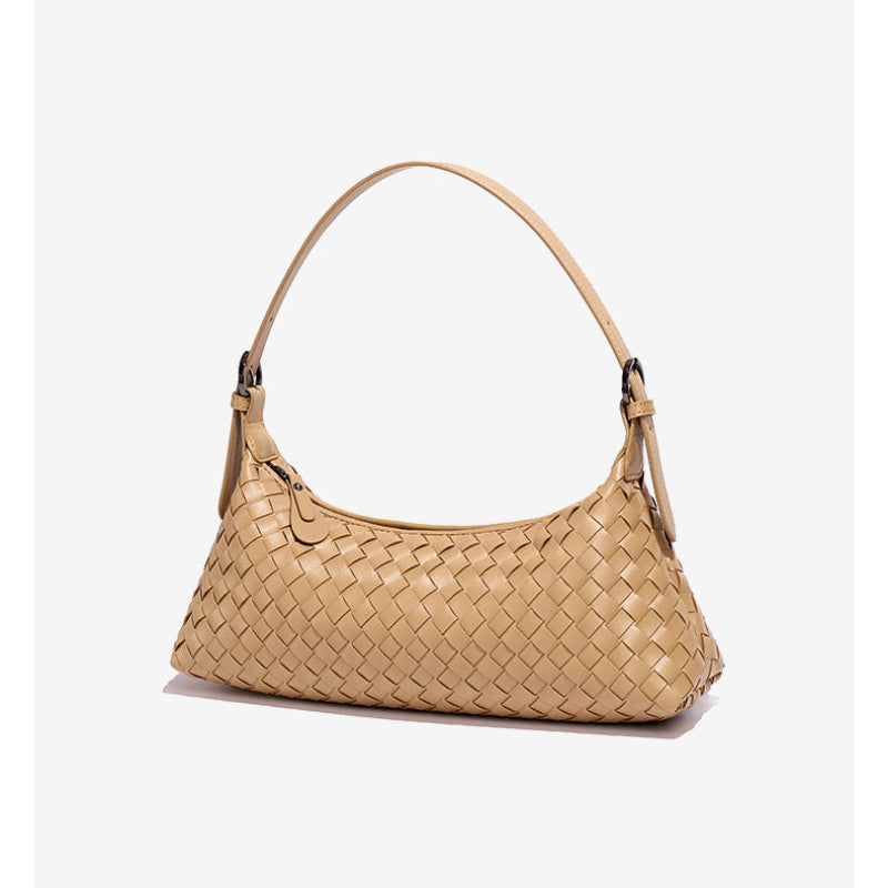 Lune Woven PU Shoulder Bag — detail 18