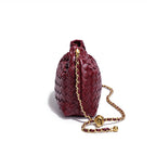 Cloud Woven PU Chain Bag — detail 09