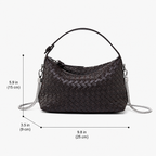 Pillow Woven Sheepskin Shoulder Bag — alternate view