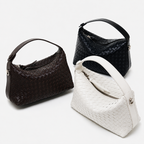 Pillow Woven Sheepskin Shoulder Bag — alternate view 2