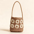 Sunflower Woven Paper Shoulder Bag — Sunflower